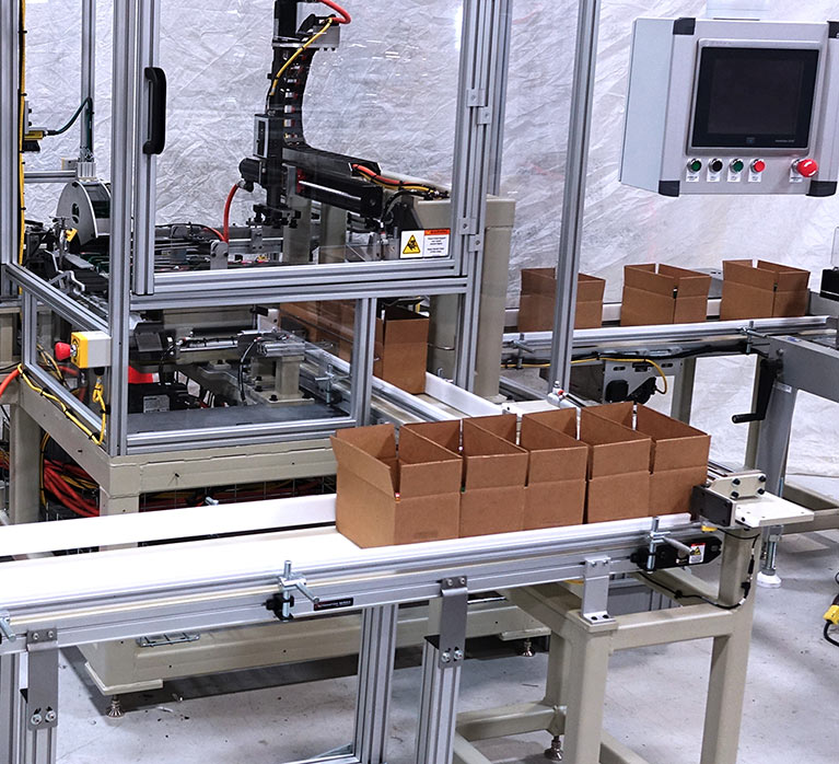 Automated Packing & Material Handling Machines Steven Douglas Corp.