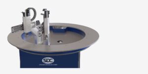 3D rendering of an SDC Indexing Ring with an SDC servo motor