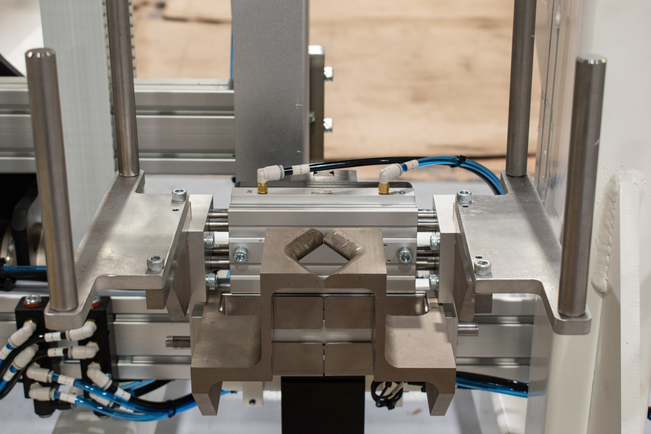 Case Study Image of the custom tooling for the end of a large part
