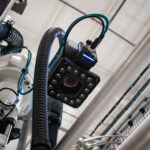 Keyence camera mounted on an automated machine