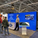 Talking with PMTS attendees at the SDC booth
