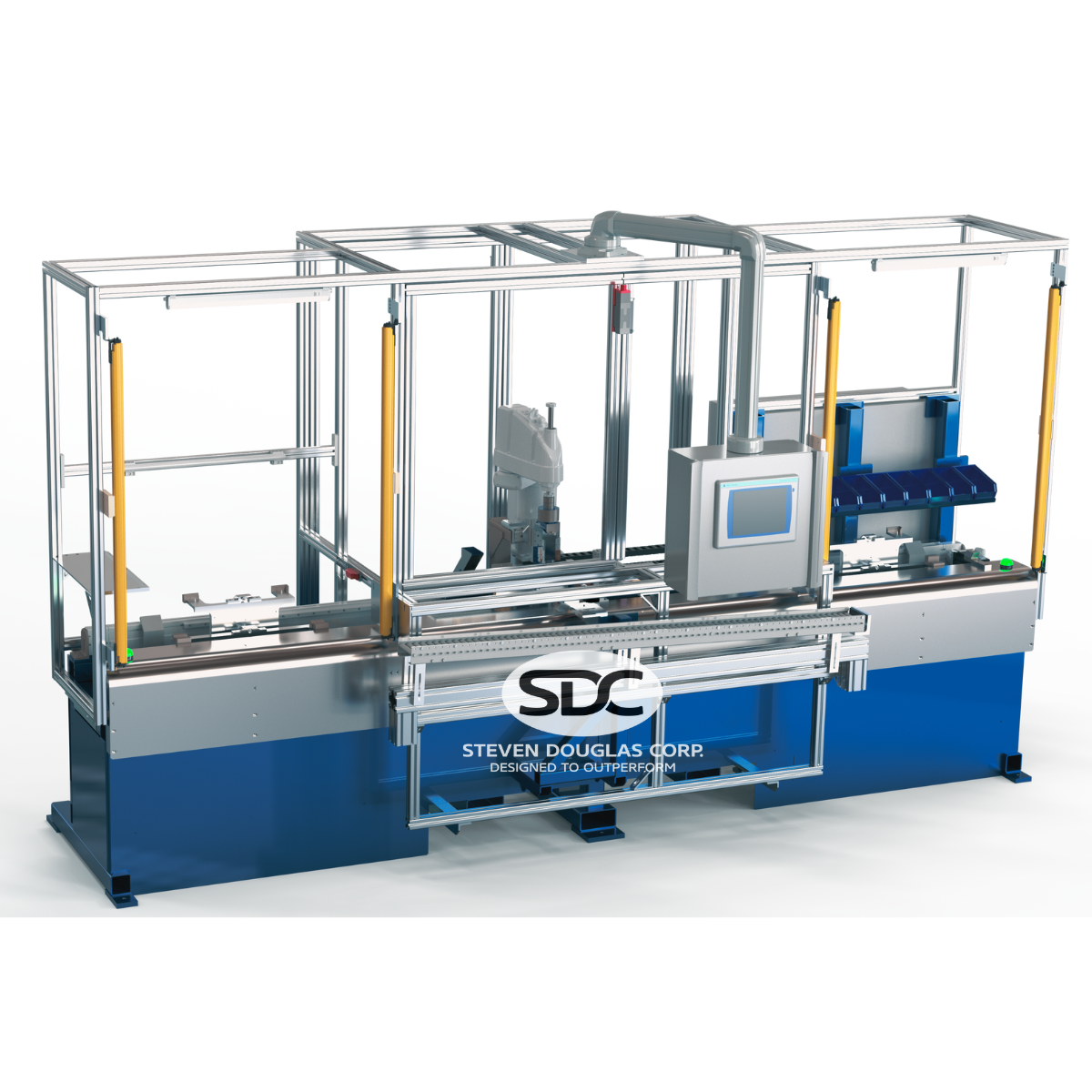 Wire Harness Assembly Machine Rendering