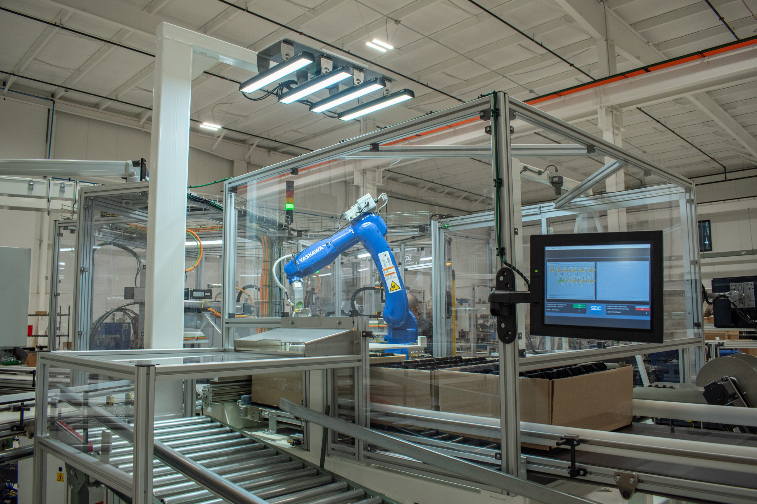 Machine vision for robotic bin picking and real-time system monitoring