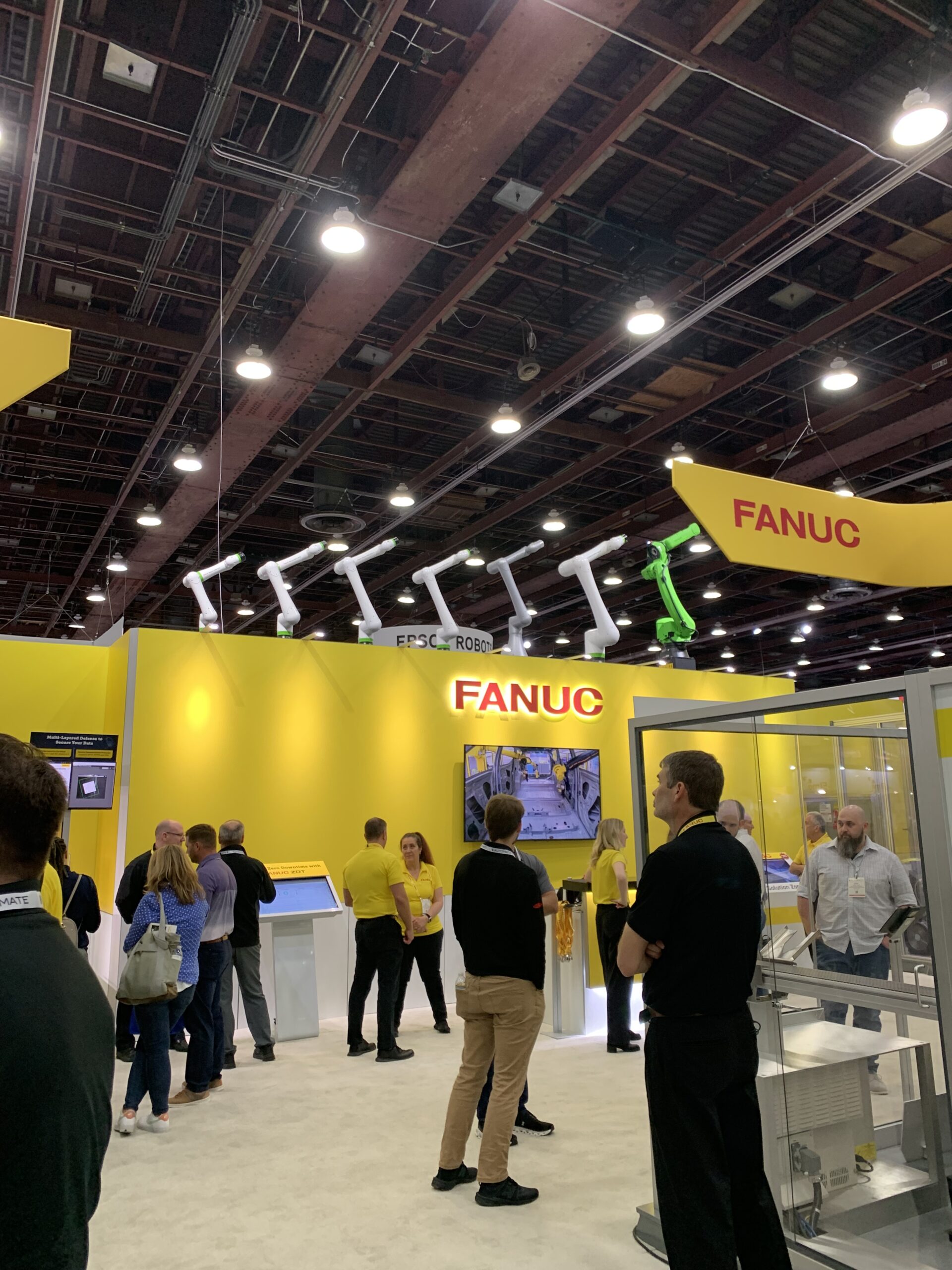 FANUC booth display at Automate 2025