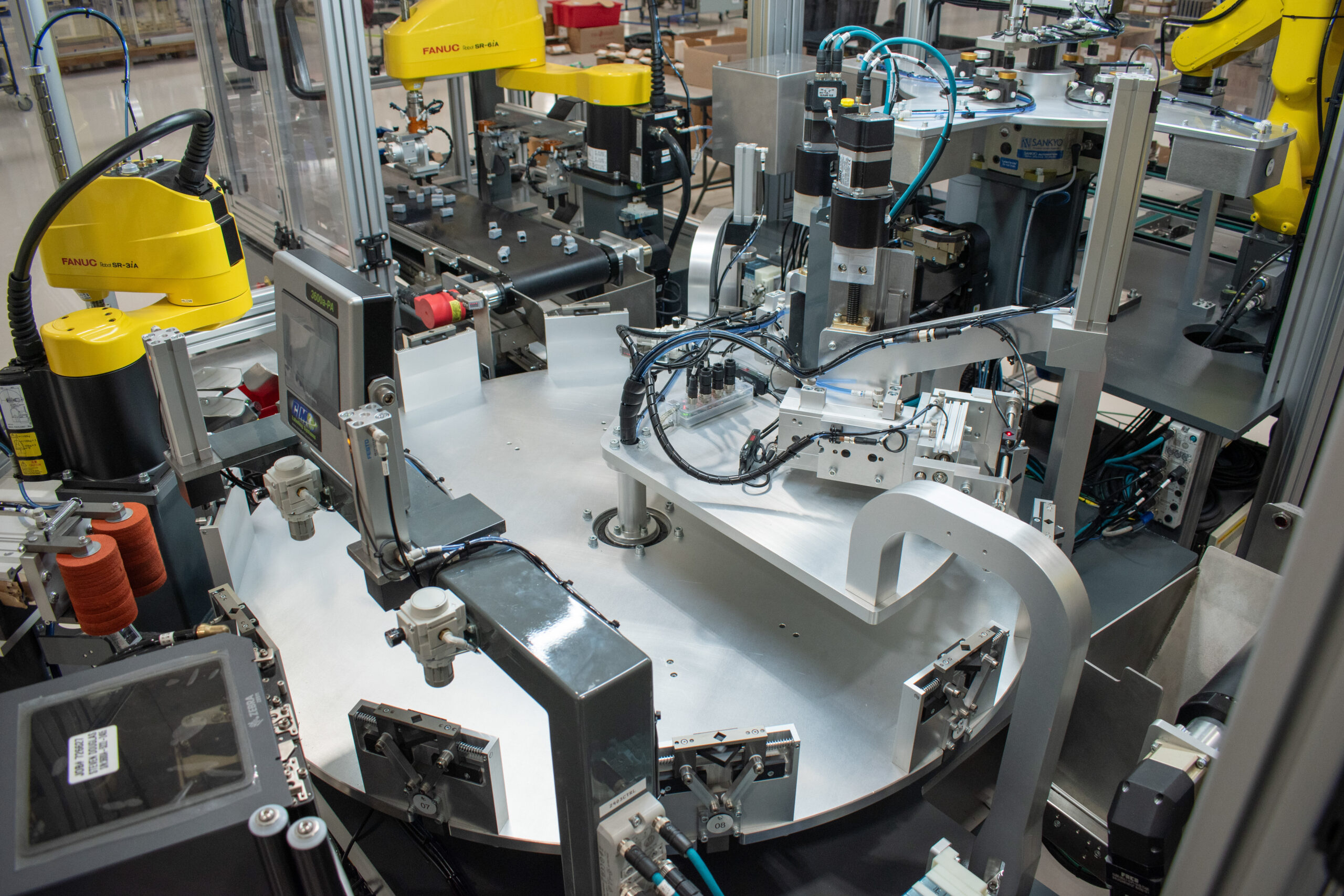 Overview of SDC's automated packaging machine for drill tools
