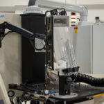 Semi-automated hose flushing unit