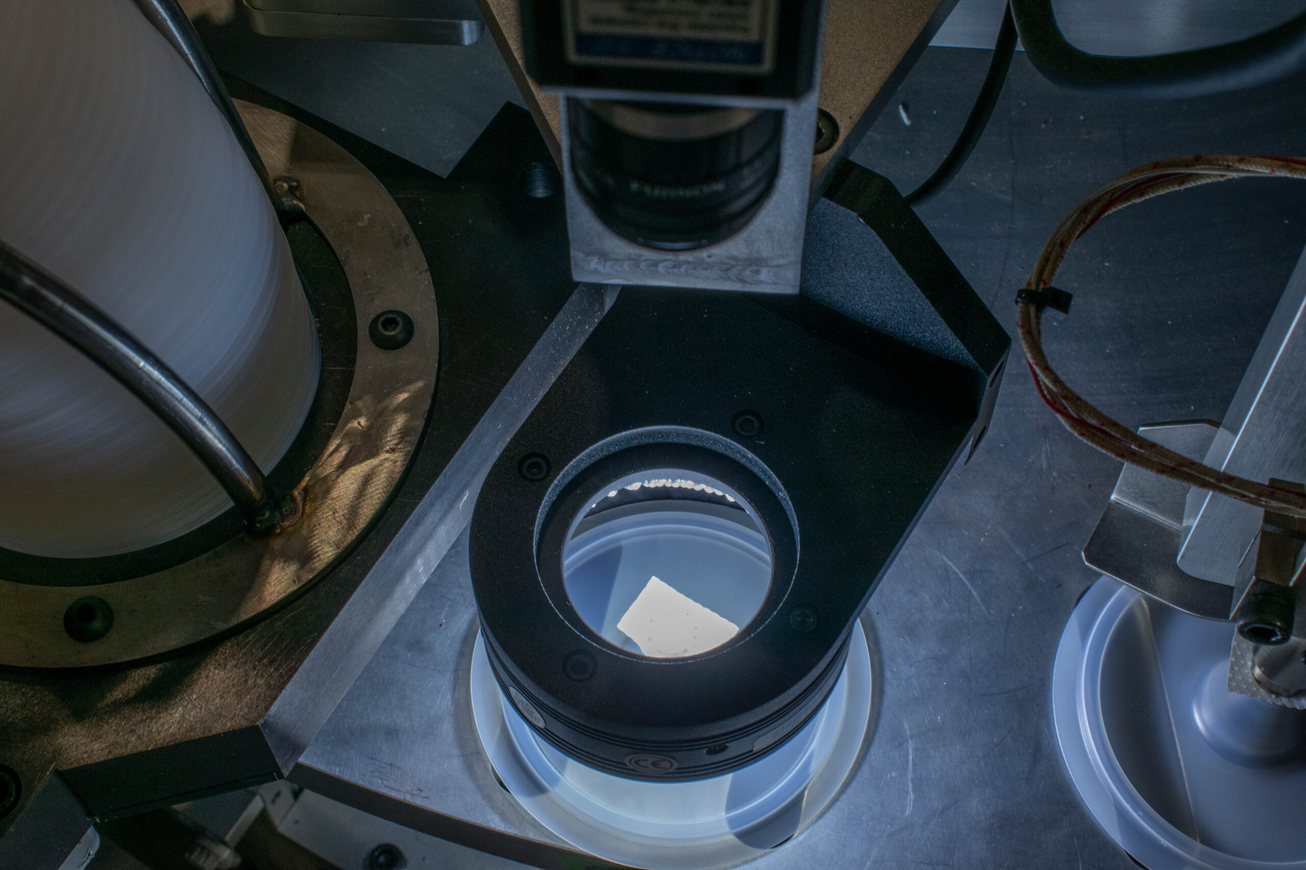 Vision inspection of a heat-sealed product on an automated machine