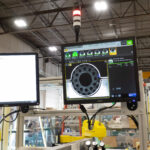 Inspection monitor showing correct part placement