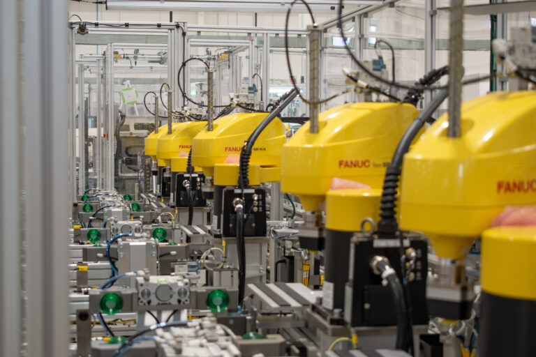 A large-scale automated production line with FANUC SCARA robots