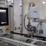 Wire harness machine with Epson SCARA robot and HMI screen