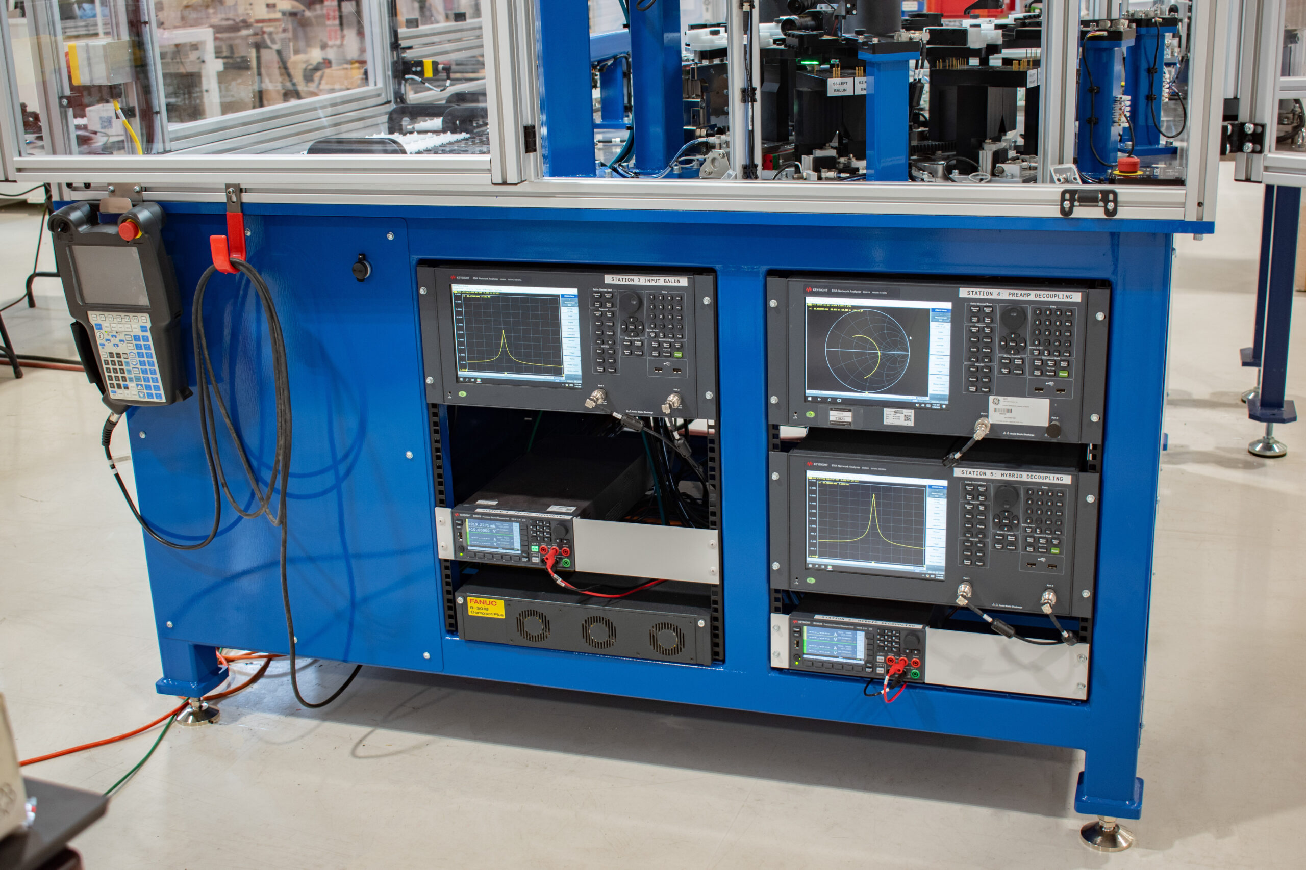 RF board tuning test equipment