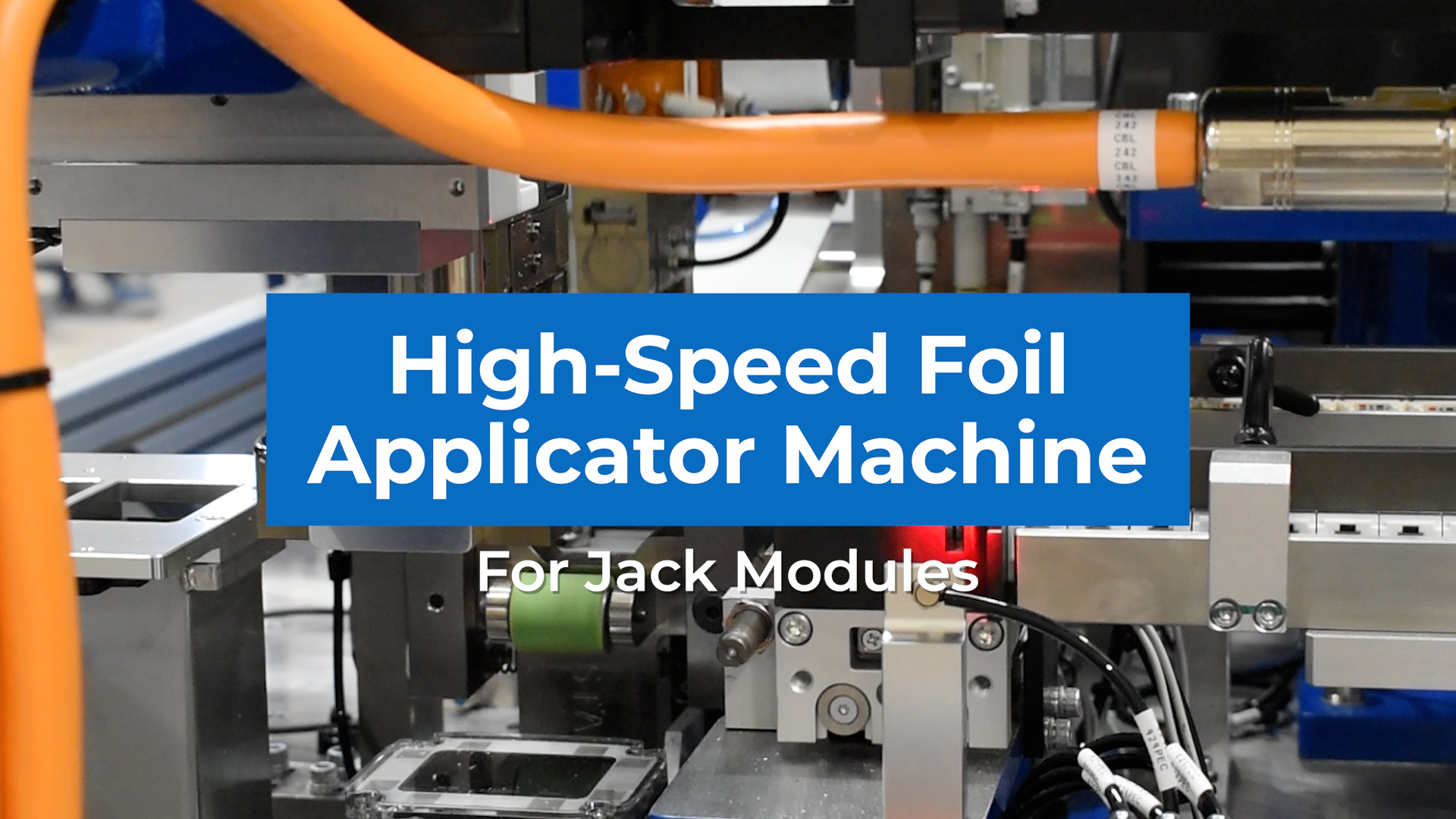 High-Speed Foil Applicator Machine YouTube video thumbnail