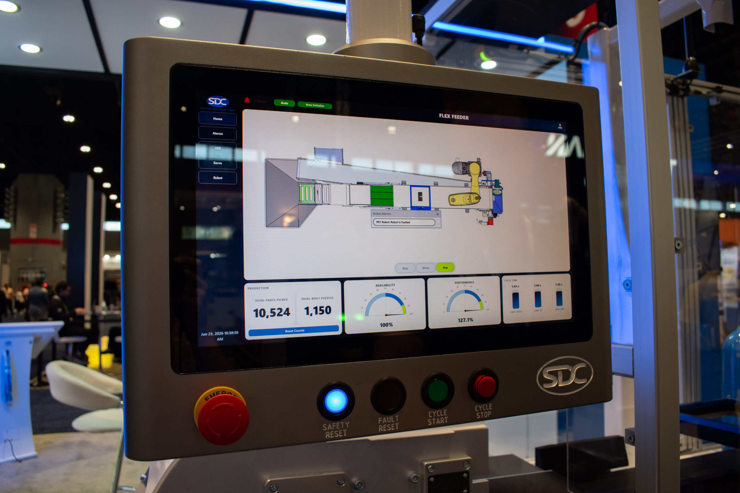 SDC Flex Feeder HMI at the Automate Show 2026