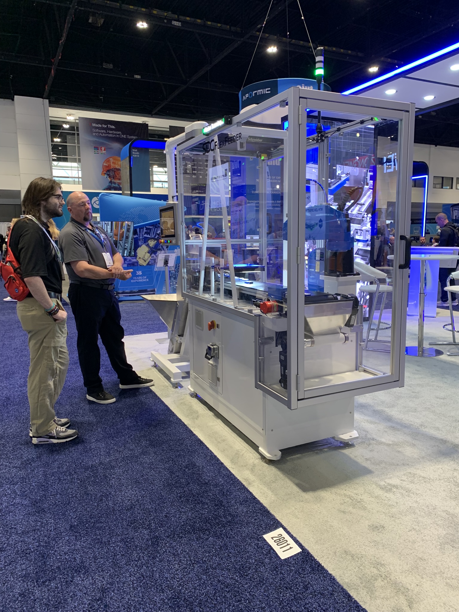 SDC Flex Feeder conversations at the Automate Show 2026