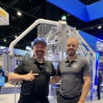 Jake Hall, The Manufacturing Millennial, at booth 26011 with Dan Belliveau, SDC President