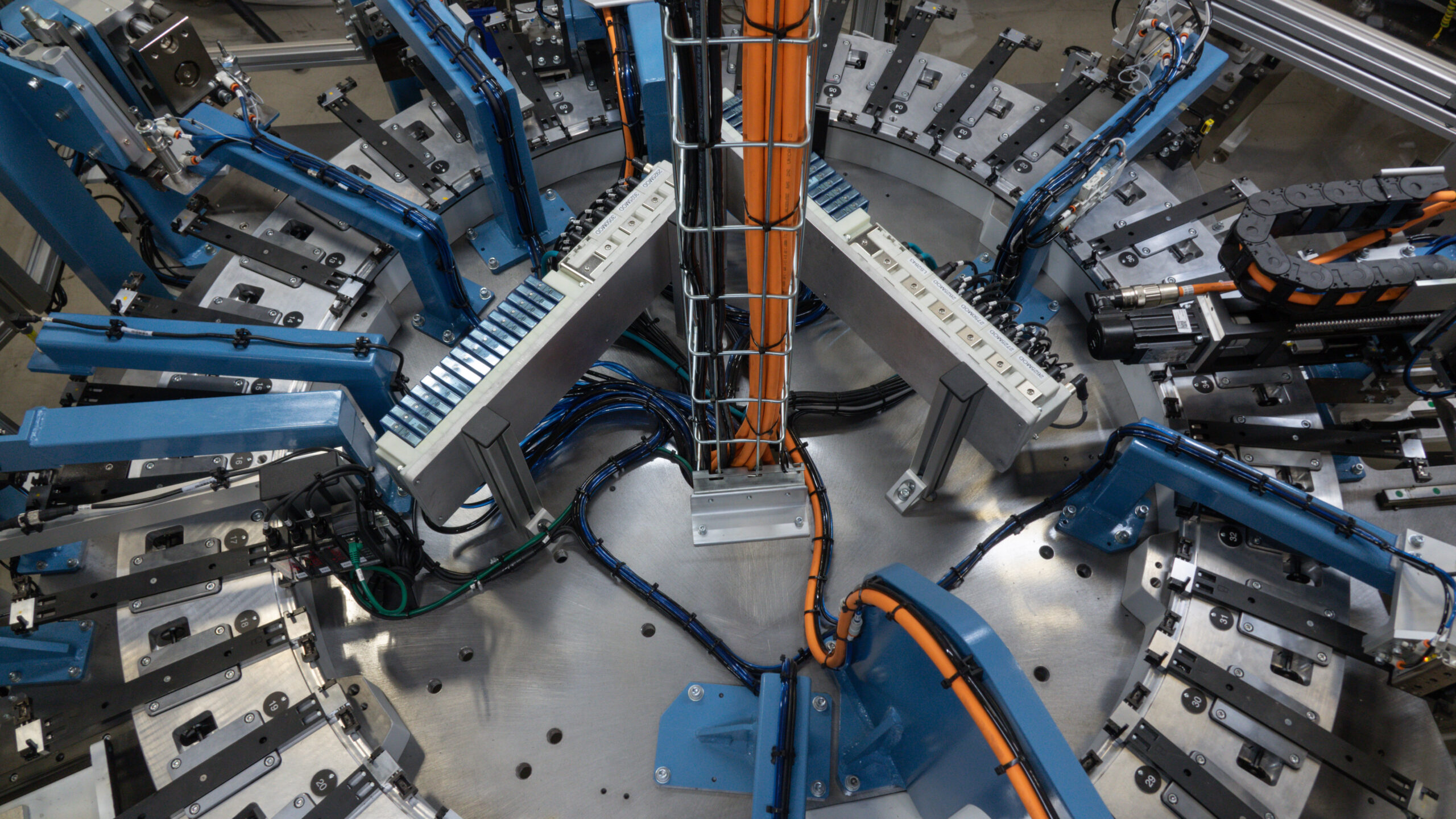 Close up view of an SDC Indexing Ring and custom tooling