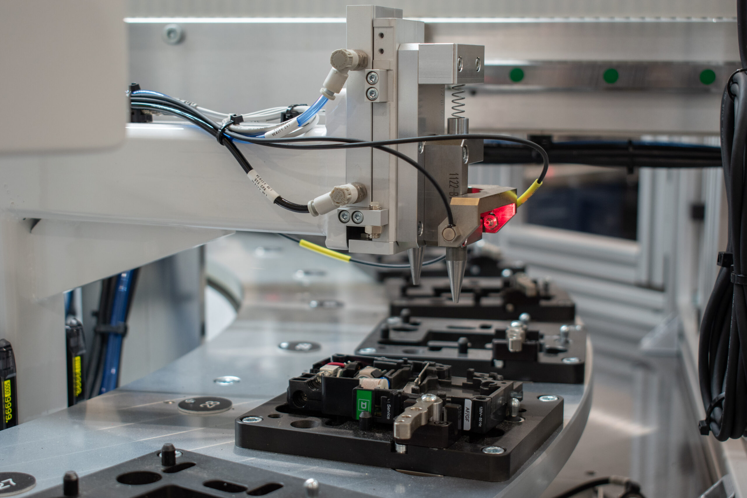 Custom tooling on a custom automation machine