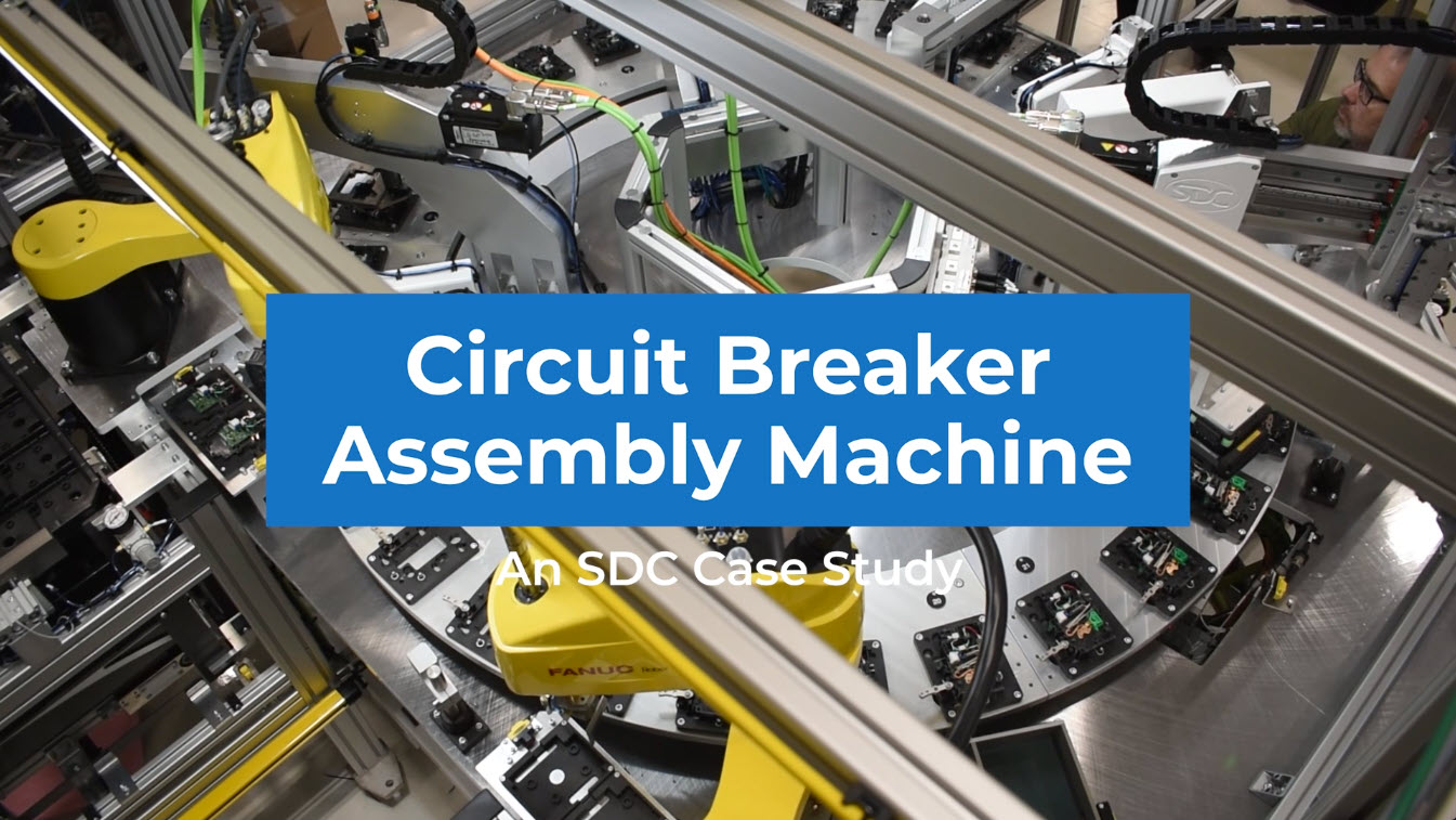 Circuit Breaker Assembly Machine Still Image for YouTube thumbnail